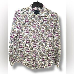 Paisley & Gray Women’s Slim Fit Floral Button Down Dress Shirt Sz. Lg